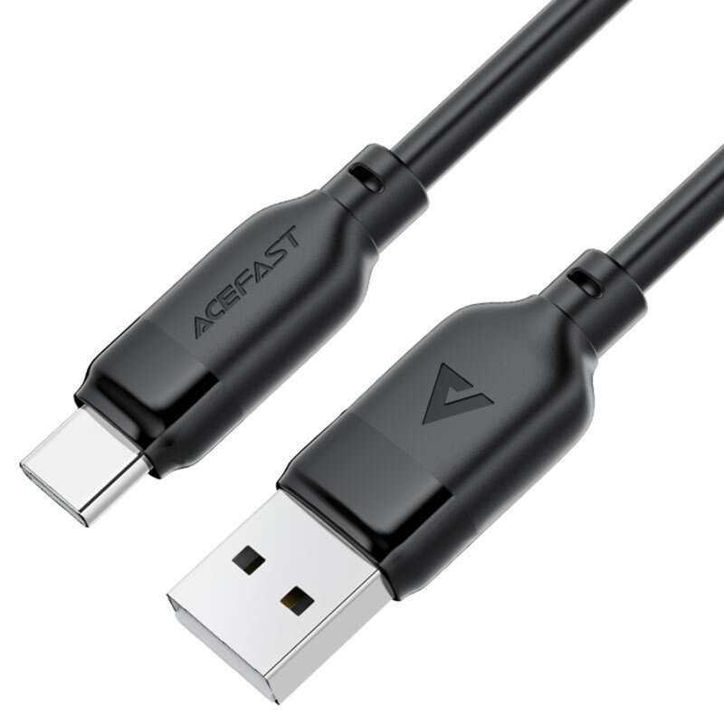 Cablu alimentare USB, tip C, 3A Acefast, C16-04, negru, 1.2m