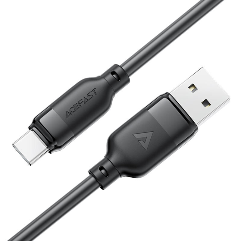 Cablu alimentare USB, tip C, 3A Acefast, C16-04, negru, 1.2m