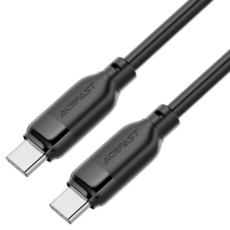 Cablu alimentare tip C, 60W, 3A Acefast, C16-03, negru, 1.2m