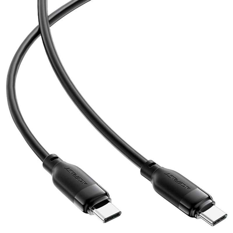 Cablu alimentare tip C, 60W, 3A Acefast, C16-03, negru, 1.2m