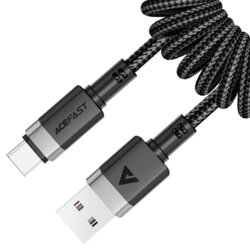 Cablu incarcare USB, tip C, 3A Acefast, C14-04, negru, 1.2m