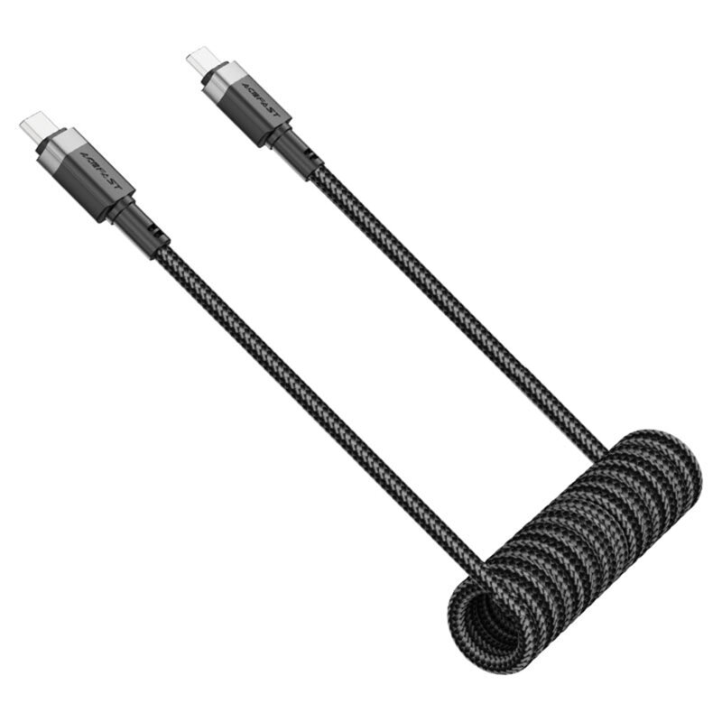 Cablu incarcare tip C, 60W, 3A Acefast, C14-03, negru, 1.2m