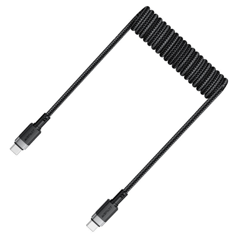 Cablu incarcare tip C, 60W, 3A Acefast, C14-03, negru, 1.2m