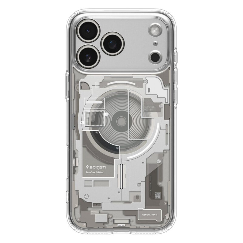 Husa iPhone 17 Pro Spigen Ultra Hybrid Zero One MagSafe, natural