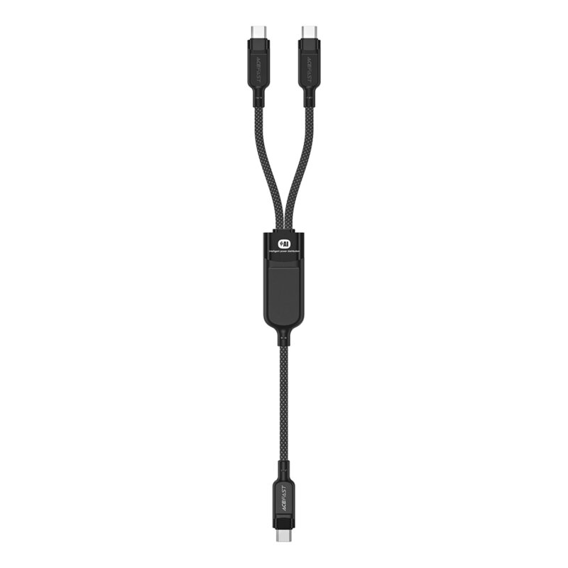 Cablu incarcare Type-C 2in1, 100W, 5A Acefast, C5-11, 1.2m