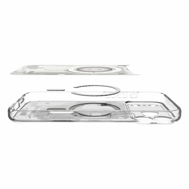 Husa iPhone 17 Pro Max Spigen Ultra Hybrid Zero One MagSafe, alb