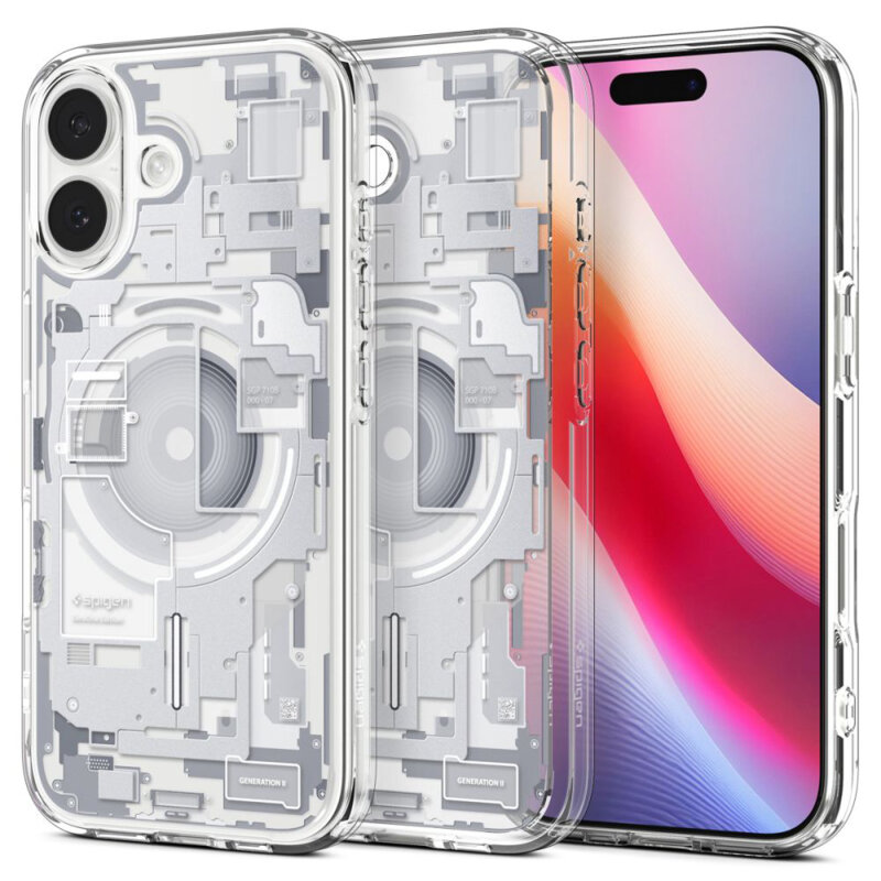 Husa iPhone 17 Spigen Ultra Hybrid Zero One MagSafe, alb