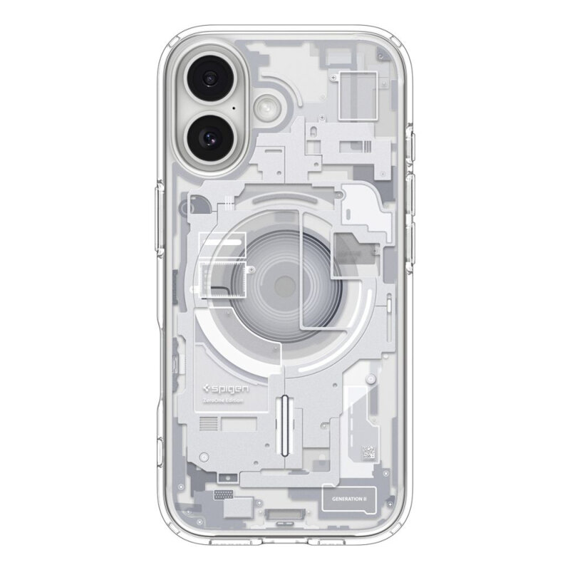 Husa iPhone 17 Spigen Ultra Hybrid Zero One MagSafe, alb