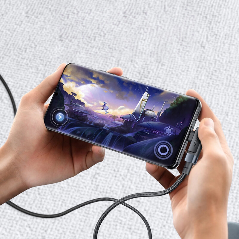 Cablu de date tip C Fast Charge, 100W, 5A Acefast, C5-03, 2m