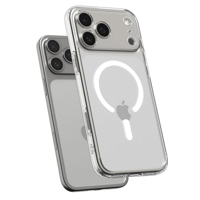 Husa iPhone 17 Pro Max Spigen Ultra Hybrid MagSafe, transparenta