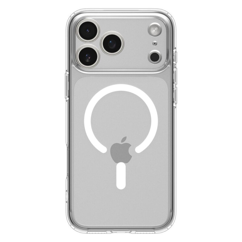 Husa iPhone 17 Pro Spigen Ultra Hybrid MagSafe, transparenta