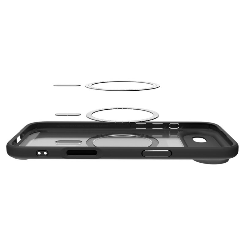 Husa iPhone 17 Air Spigen Ultra Hybrid MagSafe, cenusiu