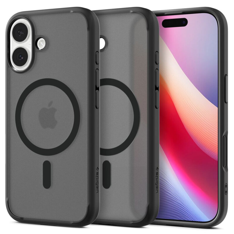 Husa iPhone 17 Spigen Ultra Hybrid MagSafe, cenusiu