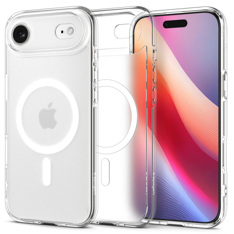 Husa iPhone 17 Air Spigen Ultra Hybrid MagSafe, alb