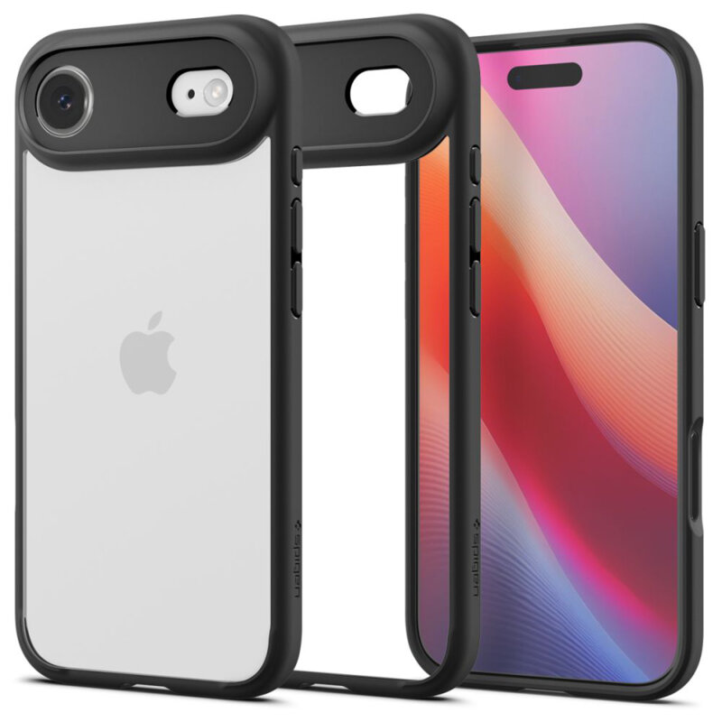 Husa iPhone 17 Air Spigen Ultra Hybrid, negru