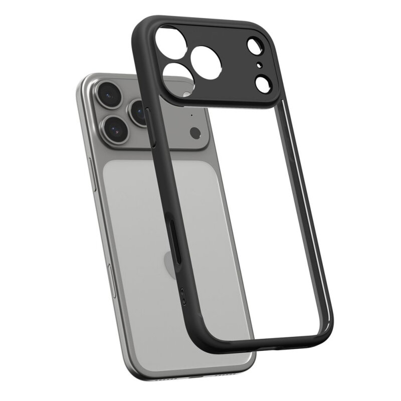 Husa iPhone 17 Pro Max Spigen Ultra Hybrid, negru