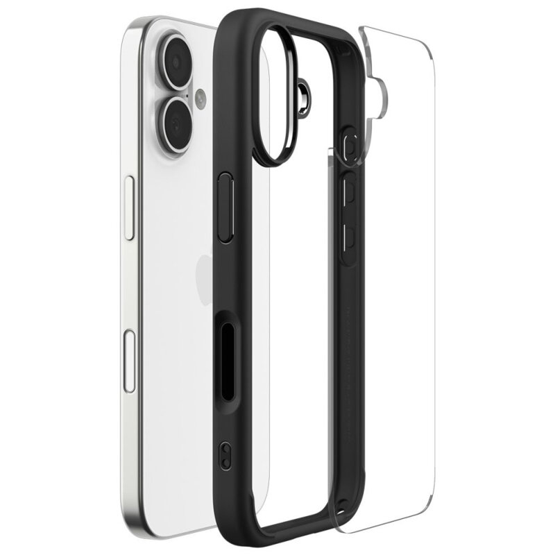 Husa iPhone 17 Spigen Ultra Hybrid, negru