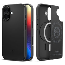Husa iPhone 17 Spigen Thin Fit MagSafe, negru