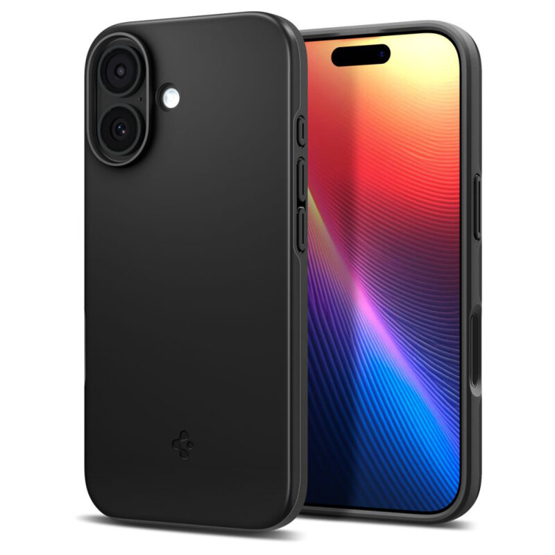 Husa iPhone 17 Spigen Thin Fit MagSafe, negru
