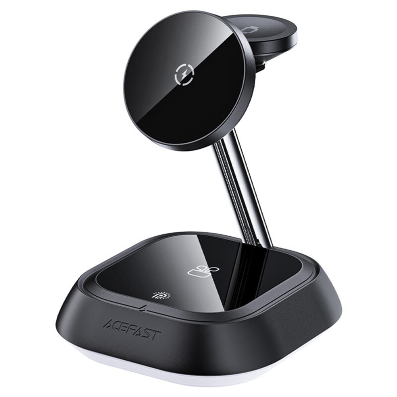 Statie incarcare wireless cu lumini LED, 20.5W Acefast, E16