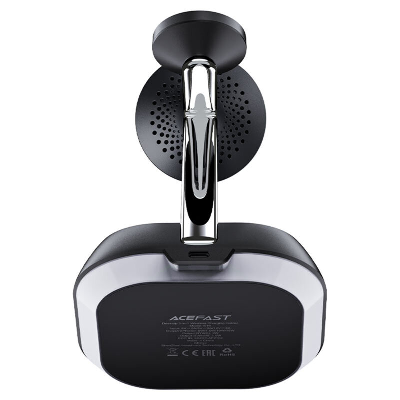 Statie incarcare wireless cu lumini LED, 20.5W Acefast, E16