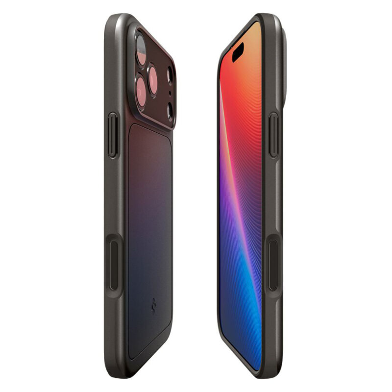 Husa iPhone 17 Pro Max Spigen Thin Fit MagSafe, cenusiu