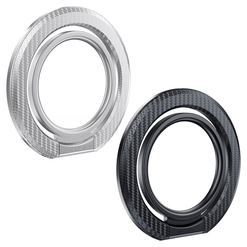 Suport inel pentru telefon, magnetic Acefast, P1, negru