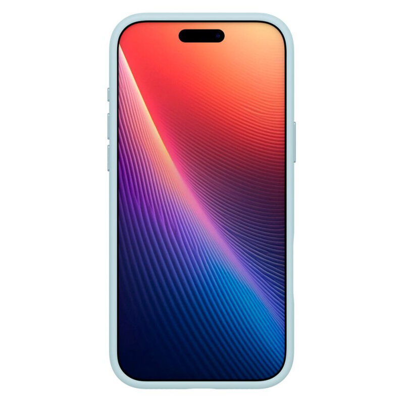 Husa iPhone 17 Pro Spigen Silicone Fit MagSafe, bleu