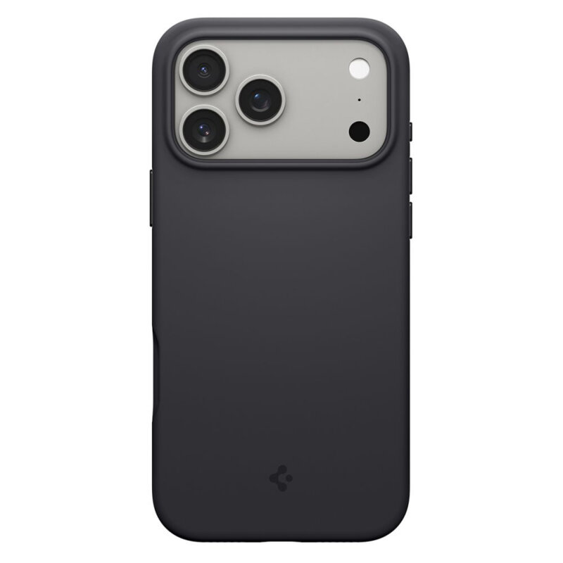 Husa iPhone 17 Pro Spigen Silicone Fit MagSafe, negru