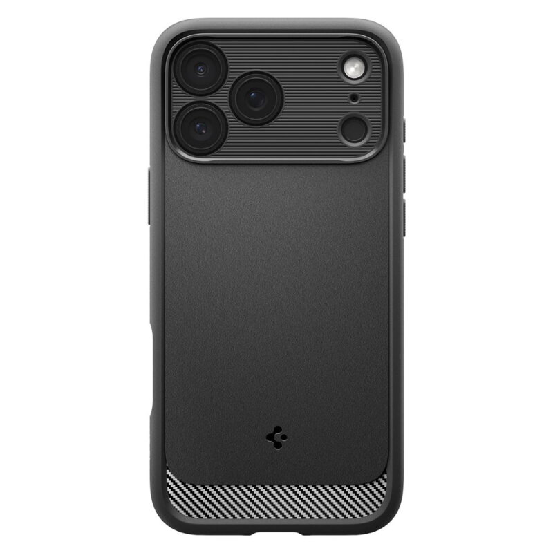 Husa iPhone 17 Pro Max Spigen Rugged Armor MagSafe, negru