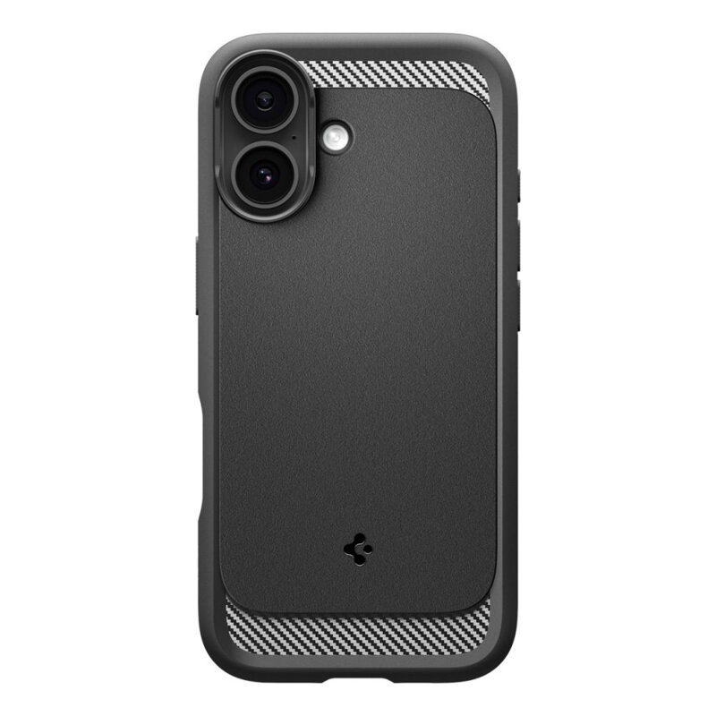 Husa iPhone 17 Spigen Rugged Armor MagSafe, negru