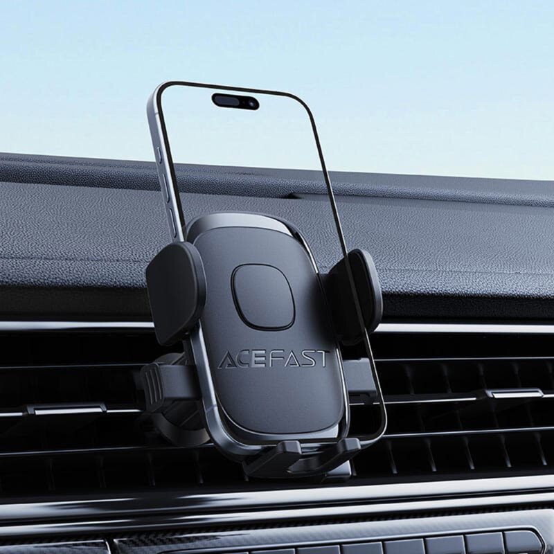 Suport auto pentru grila de ventilatie Acefast, D56, negru