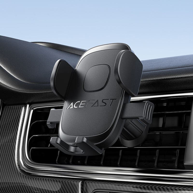 Suport auto pentru grila de ventilatie Acefast, D56, negru