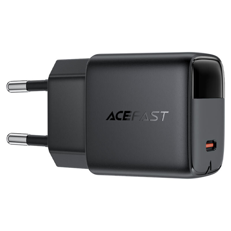 Incarcator priza Type-C Fast Charge, Acefast A115, 30W, negru