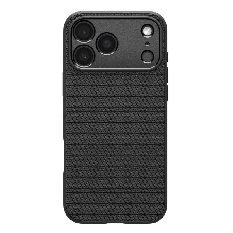 Husa iPhone 17 Pro Spigen Liquid Air, negru