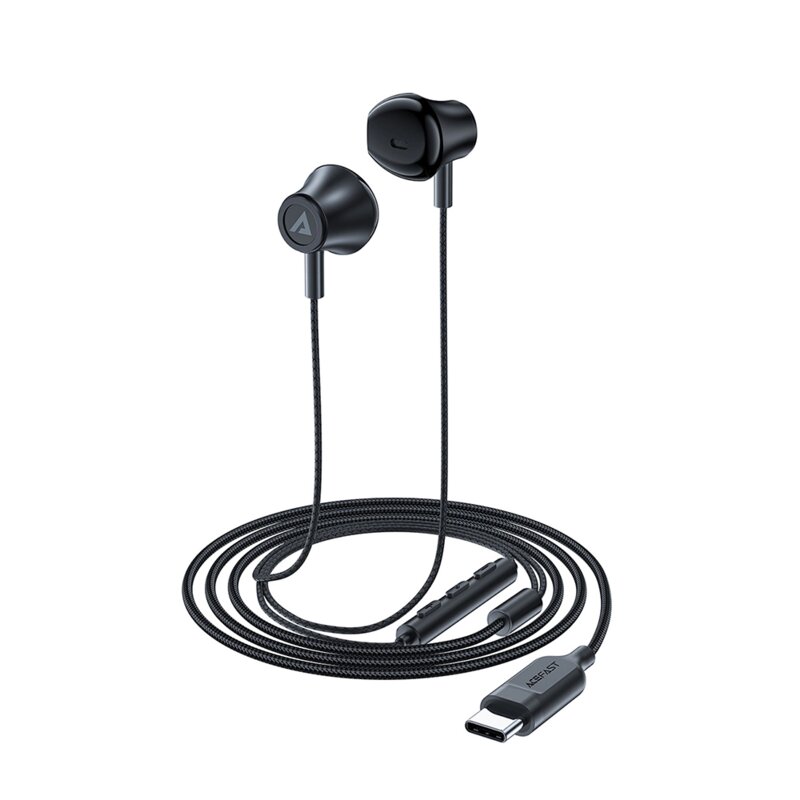 Casti half-in-ear USB-C cu microfon, control Acefast L2, 1.2m