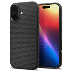 Husa iPhone 17 Spigen Liquid Air, negru