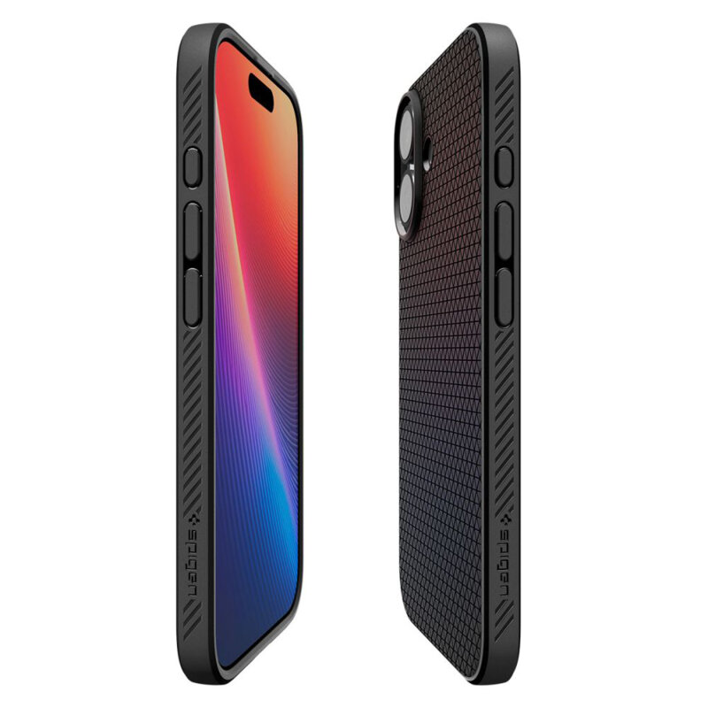 Husa iPhone 17 Spigen Liquid Air, negru
