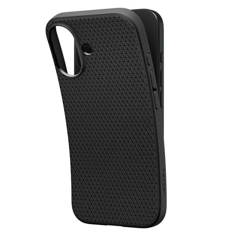 Husa iPhone 17 Spigen Liquid Air, negru