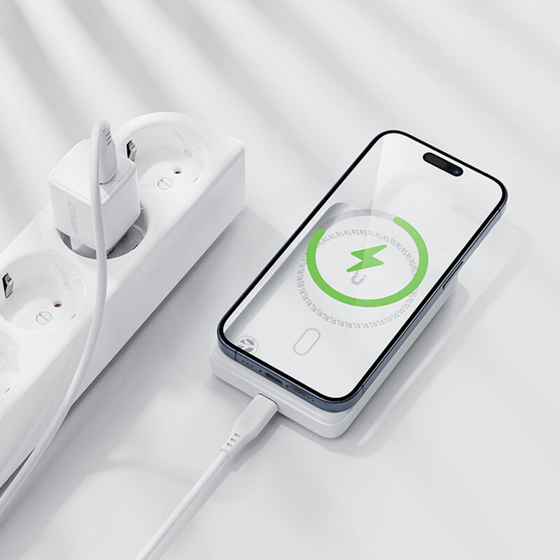 Power bank MagSafe 10000mAh, PD20W Acefast, alb, M26-10000