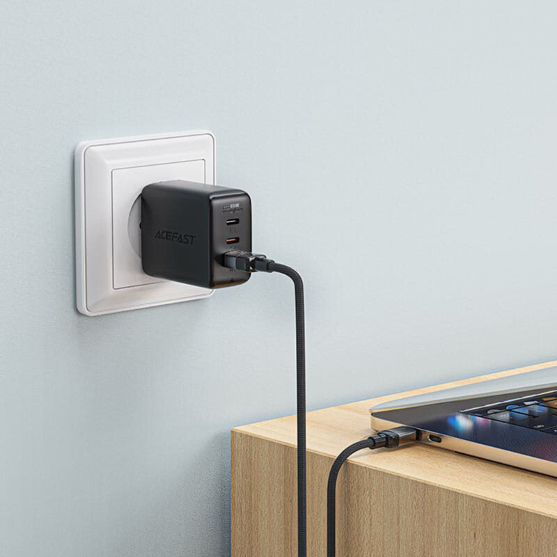 Cablu date tip C Fast Charge, 3A, Acefast C9-04, 1.2m, negru