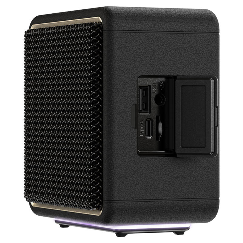 Boxa portabila Bluetooth TWS, IPX6 Acefast K3 Nano, 2600mAh, negru