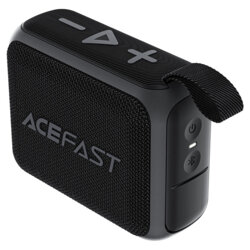 Boxa portabila Bluetooth TWS, IPX7 Acefast K4, 900mAh, negru