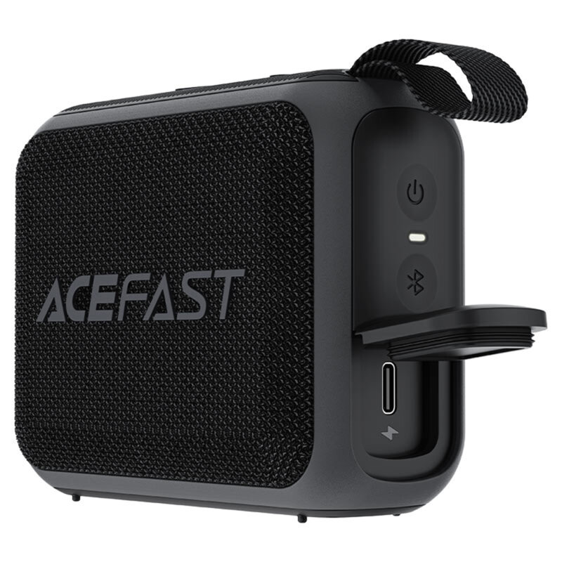Boxa portabila Bluetooth TWS, IPX7 Acefast K4, 900mAh, negru