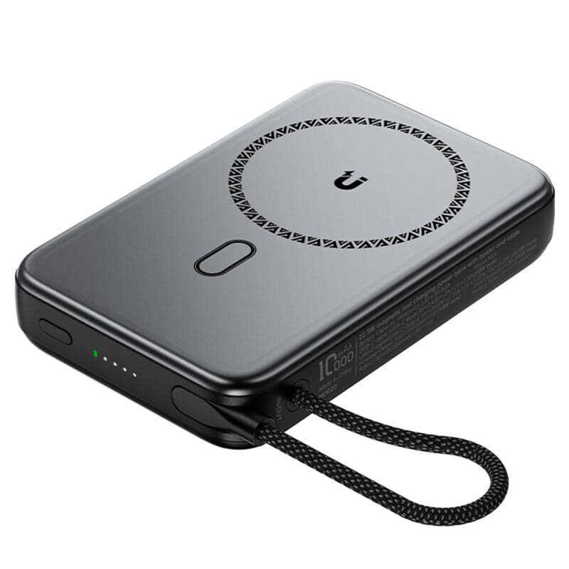 Power bank MagSafe cu cablu tip C 10000mAh, 22.5W Acefast M24