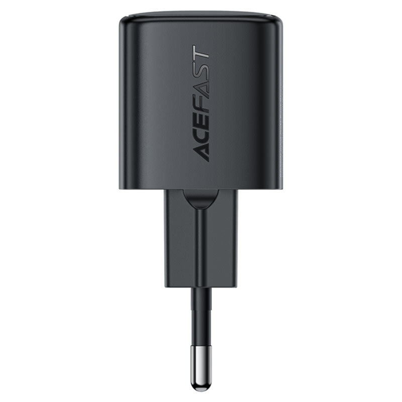 Incarcator GaN Type-C + cablu USB-C, 30W Acefast A118, negru