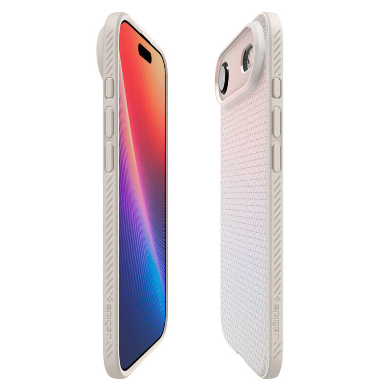 Husa iPhone 17 Air Spigen Liquid Air, natural