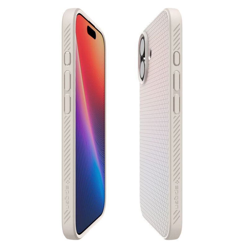 Husa iPhone 17 Spigen Liquid Air, natural