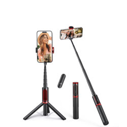 Selfie Stick trepied pentru telefon ajustabil Acefast E31, negru
