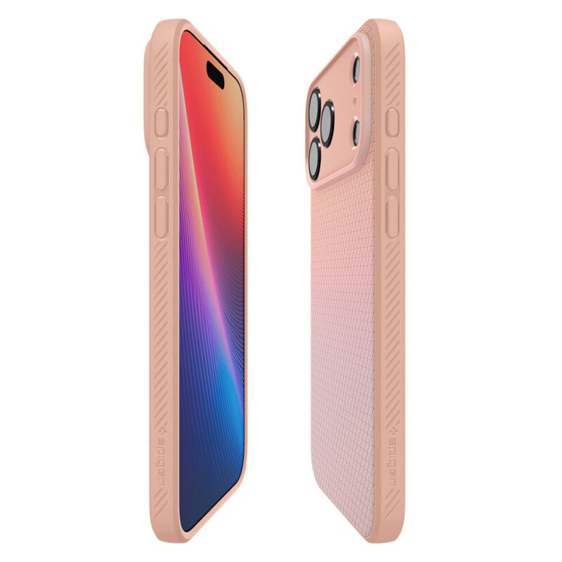 Husa iPhone 17 Pro Max Spigen Liquid Air, roz
